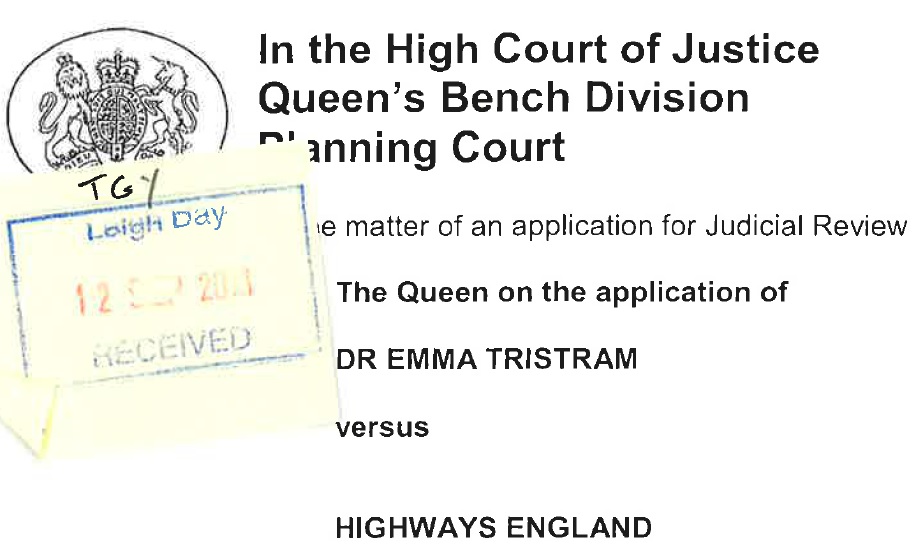Dr Emma Tristram's Judicial Review